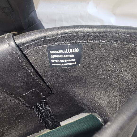 XElement Black Leather Harness Motorcycle Ankle Boots Square Toe Mens 12 - Picture 11 of 15